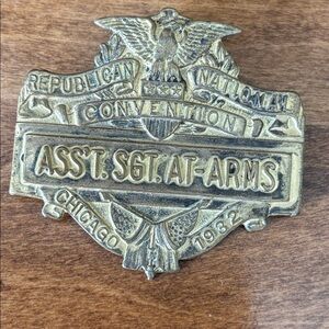 1932 republican convention Chicago assistant Sergeant arms